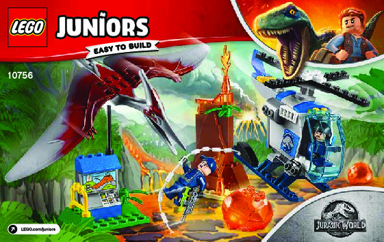 Building Instructions - LEGO - Juniors - 10756 - Pteranodon Escape: Page 1