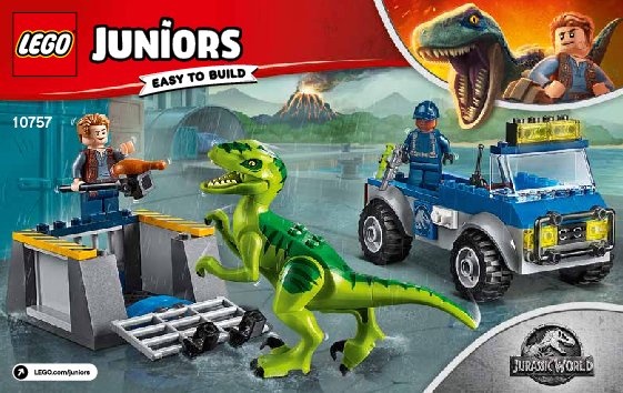 Building Instructions - LEGO - Juniors - 10757 - Raptor Rescue Truck: Page 1