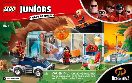 Building Instructions - LEGO - Juniors - 10761 - The Great Home Escape: Page 1