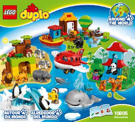 Building Instructions - LEGO - DUPLO - 10805 - Around the World: Page 1