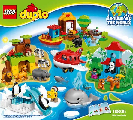 Building Instructions - LEGO - DUPLO - 10805 - Around the World: Page 1