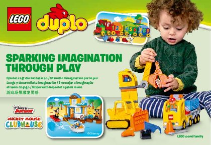 Building Instructions - LEGO - DUPLO - 10811 - Backhoe Loader: Page 1