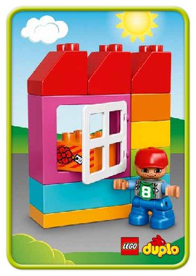 Building Instructions - LEGO - DUPLO - 10820 - LEGO® DUPLO® Creative Building Basket: Page 1