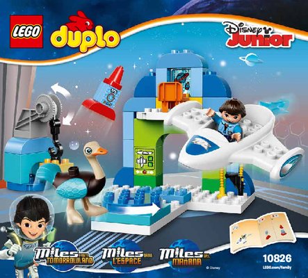 Building Instructions - LEGO - DUPLO - 10826 - Miles' Stellosphere Hangar: Page 1