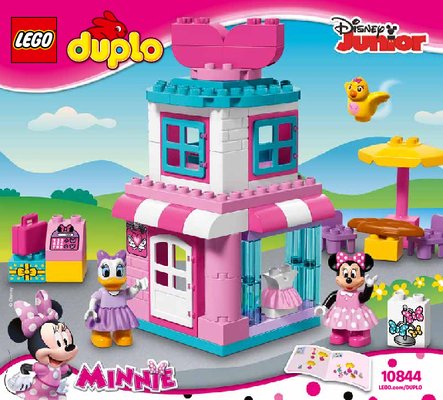 Building Instructions - LEGO - DUPLO - 10844 - Minnie Mouse Bow-tique: Page 1