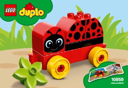 Building Instructions - LEGO - DUPLO - 10859 - My First Ladybug: Page 1