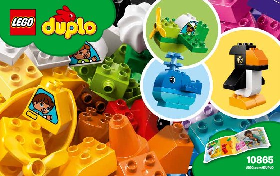 Building Instructions - LEGO - DUPLO - 10865 - Fun Creations: Page 1