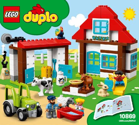 Building Instructions - LEGO - DUPLO - 10869 - Farm Adventures: Page 1