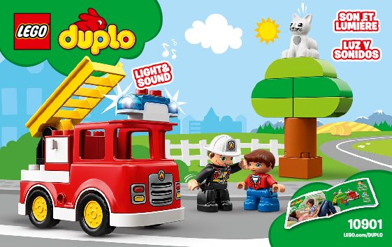 Building Instructions - LEGO - 10901 - Fire Truck: Page 1