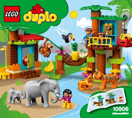 Building Instructions - LEGO - 10906 - Tropical Island: Page 1