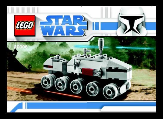 Building Instructions - LEGO - 20006 - Clone Turbo Tank: Page 1