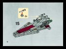 Building Instructions - LEGO - 20007 - Republic Attack Cruiser: Page 18