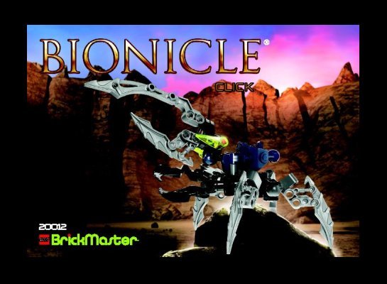 Building Instructions - LEGO - 20012 - 2009 BM Bionicle SEP: Page 1