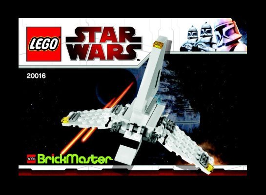 Building Instructions - LEGO - 20016 - LEGO Star Wars Imperial shuttle: Page 1