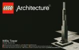 Building Instructions - LEGO - 21000 - Willis Tower: Page 1