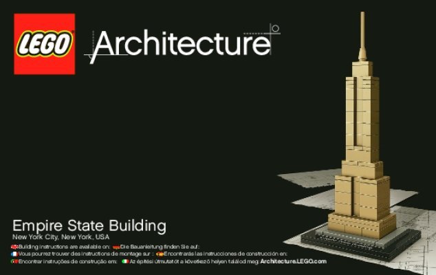 Building Instructions - LEGO - Architecture - 21002 - Empire State Building: Page 1