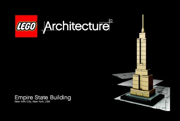 Building Instructions - LEGO - Architecture - 21002 - Empire State Building: Page 1