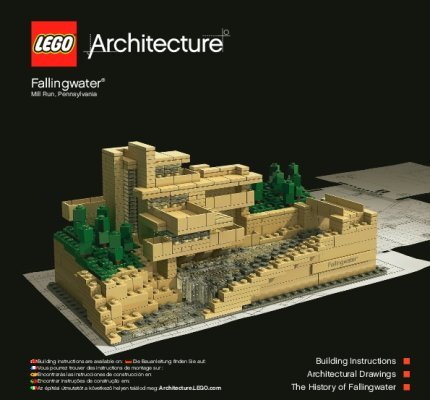 Building Instructions - LEGO - Architecture - 21005 - Fallingwater®: Page 1