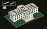 Building Instructions - LEGO - Architecture - 21006 - White House: Page 61