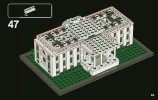 Building Instructions - LEGO - Architecture - 21006 - White House: Page 63