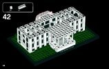 Building Instructions - LEGO - Architecture - 21006 - White House: Page 58