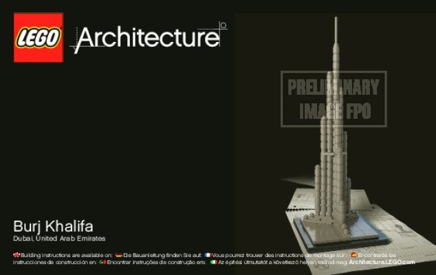 Building Instructions - LEGO - 21008 - Burj Khalifa: Page 1