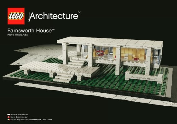 Building Instructions - LEGO - Architecture - 21009 - Farnsworth House™: Page 1