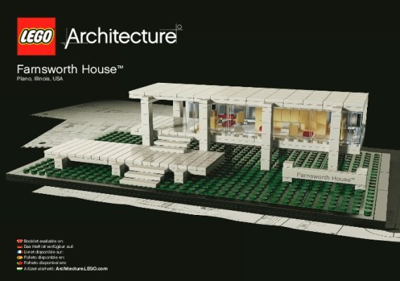 Building Instructions - LEGO - Architecture - 21009 - Farnsworth House™: Page 1