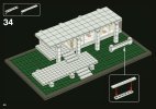 Building Instructions - LEGO - Architecture - 21009 - Farnsworth House™: Page 60