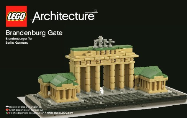 Building Instructions - LEGO - Architecture - 21011 - Brandenburg Gate: Page 1