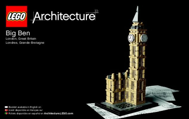 Building Instructions - LEGO - Architecture - 21013 - Big Ben: Page 1