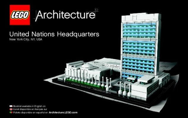 Building Instructions - LEGO - Architecture - 21018 - United Nations Headquarters: Page 1