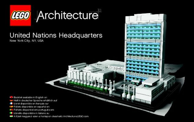 Building Instructions - LEGO - Architecture - 21018 - United Nations Headquarters: Page 1