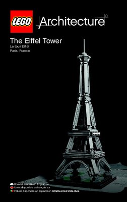 Building Instructions - LEGO - Architecture - 21019 - The Eiffel Tower: Page 1