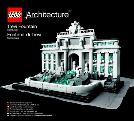 Building Instructions - LEGO - Architecture - 21020 - Trevi Fountain: Page 1