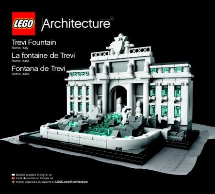 Building Instructions - LEGO - Architecture - 21020 - Trevi Fountain: Page 1