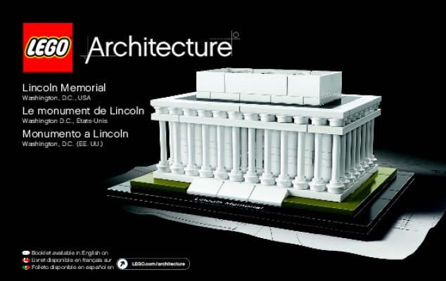 Building Instructions - LEGO - Architecture - 21022 - Lincoln Memorial: Page 1