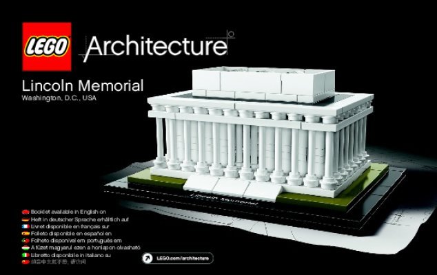 Building Instructions - LEGO - Architecture - 21022 - Lincoln Memorial: Page 1