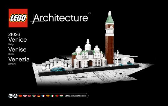 Building Instructions - LEGO - Architecture - 21026 - Venice: Page 1