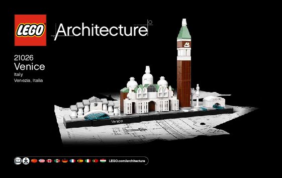 Building Instructions - LEGO - Architecture - 21026 - Venice: Page 1