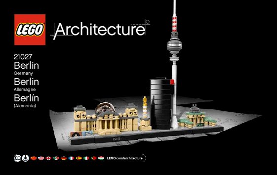 Building Instructions - LEGO - Architecture - 21027 - Berlin: Page 1