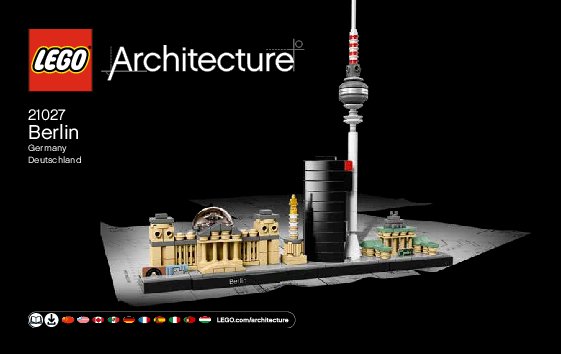 Building Instructions - LEGO - Architecture - 21027 - Berlin: Page 1