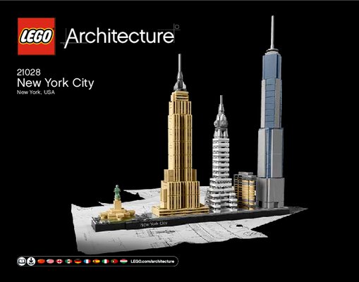 Building Instructions - LEGO - Architecture - 21028 - New York City: Page 1