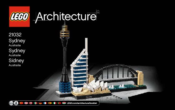 Building Instructions - LEGO - Architecture - 21032 - Sydney: Page 1