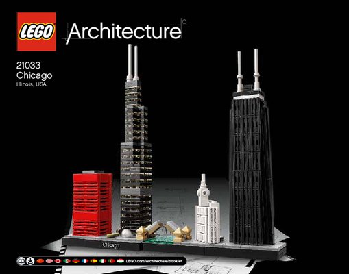 Building Instructions - LEGO - Architecture - 21033 - Chicago: Page 1