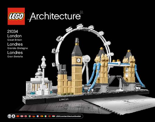 Building Instructions - LEGO - Architecture - 21034 - London: Page 1