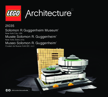 Building Instructions - LEGO - Architecture - 21035 - Solomon R. Guggenheim Museum®: Page 1