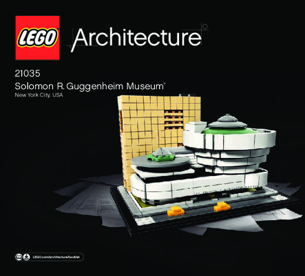 Building Instructions - LEGO - Architecture - 21035 - Solomon R. Guggenheim Museum®: Page 1