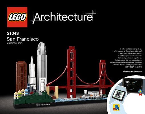 Building Instructions - LEGO - 21043 - San Francisco: Page 1