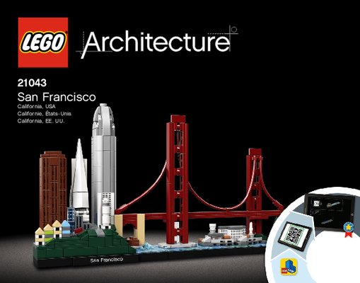 Building Instructions - LEGO - 21043 - San Francisco: Page 1